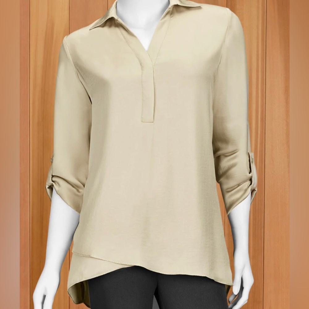 Renuar Airflow Blouse. Champagne size XL. Worn twice.